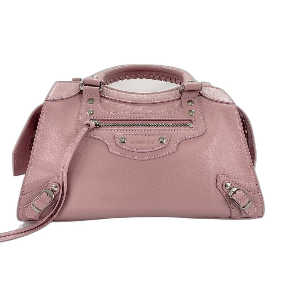 Balenciaga Neo Classic City Handbag Pink: --- Catalog ---Category: SizeHandle Drop: 12.00cm / 4.72''Size (HxWxD): 20cm x 33cm x 13cm / 7.87'' x 12.99'' x 5.11''Strap Length: 80cm - 124cm / 31.49'' - 48.81''Category: DesignType: HandbagColor: