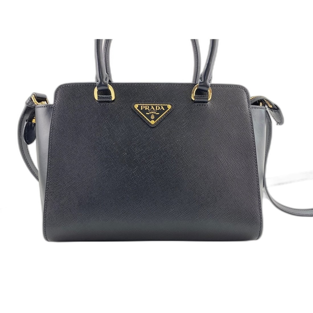 Prada handbag, black - 2