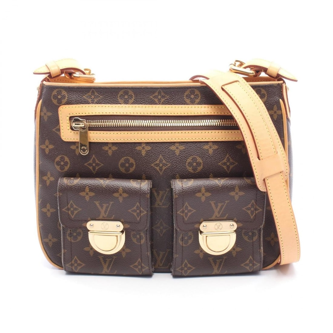 Louis Vuitton Hudson GM Monogram Shoulder Bag/Handbag, Coated Canvas and Leather, Women's, Brown,: --- Catalog ---Category: SizeSize (HxWxD): 24cm x 30cm x 9cm / 9.44'' x 11.81'' x 3.54''Category: DesignType: Handbag, Shoulder bagColor: BrownGender: WomenMaterial: PVC , Coated canvas , Leather
