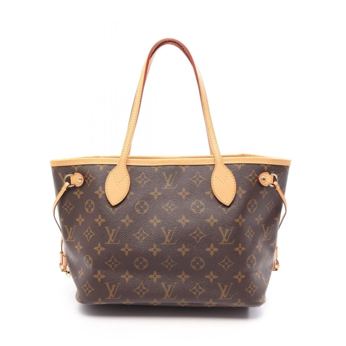Louis Vuitton Neverfull PM Monogram Tote Bag Handbag, Coated Canvas Leather, Women's, Brown, M40155