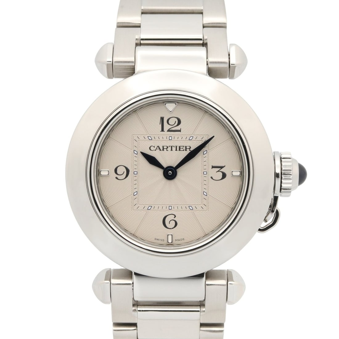 Cartier Pasha de Women's Stainless Steel Watch, Silver Tone, WSPA0021