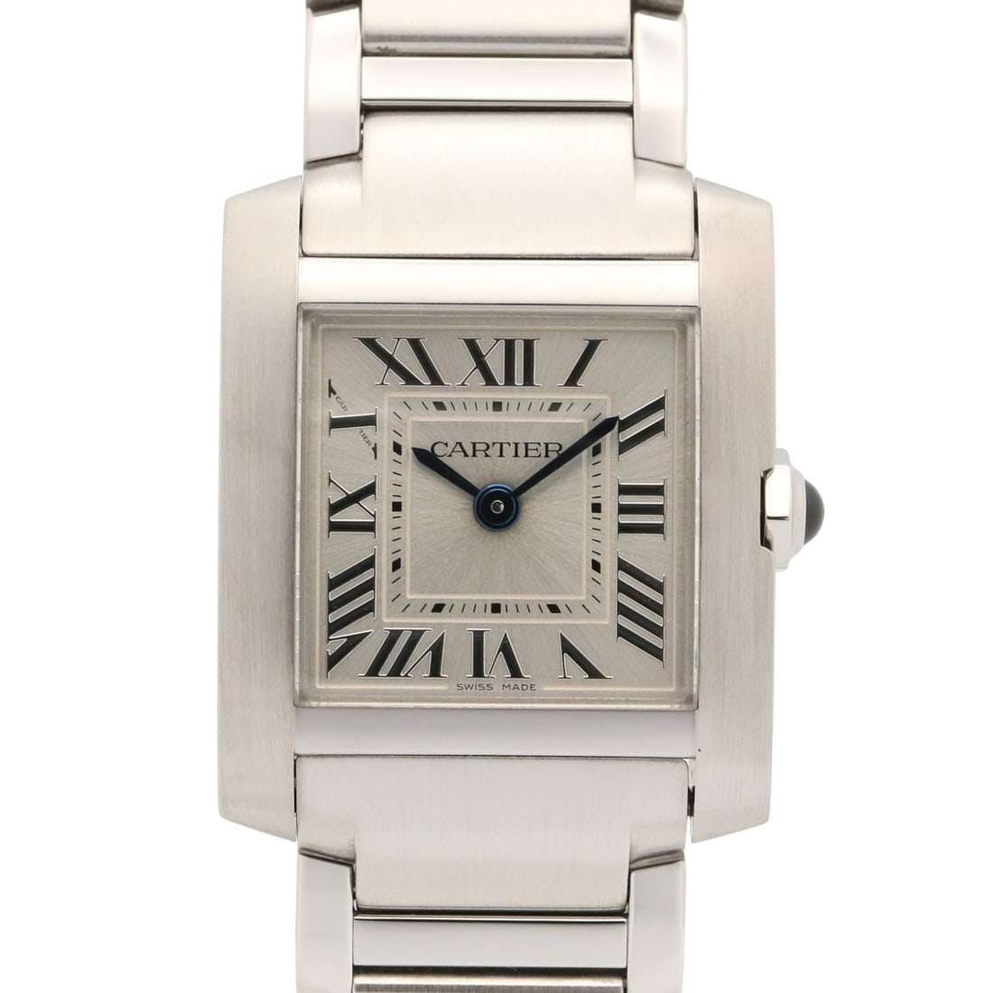 Cartier Tank Française SM Watch, Stainless Steel, Ladies, Silver Tone, WSTA0065