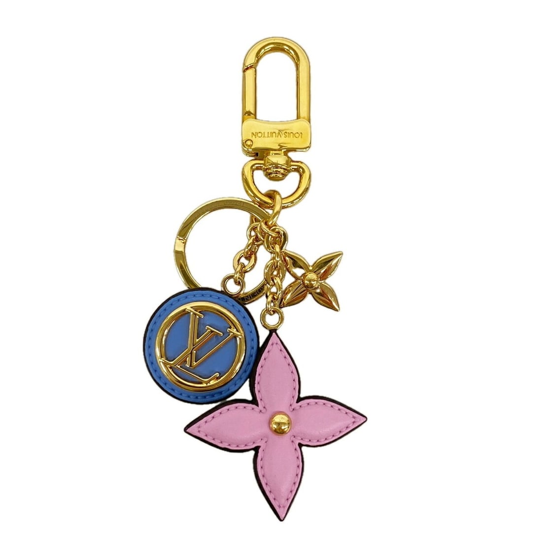 Louis Vuitton Keychain Charm Portefeuille Preppy Flower M00363 Pink Blue Women's: --- Catalog ---Category: SizeSize (HxWxD): 12cm x 6cm x 5.00mm / 4.72'' x 2.36'' x 0.19''Category: DesignType: KeyringColor: Blue, PinkGender: WomenCategory: GeneralMPN: M00363Brand: Louis Vuitton--- 