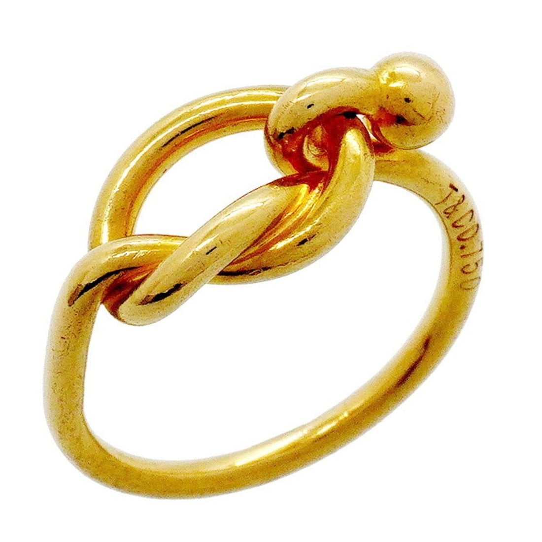 Tiffany & Co. Hook Eye Ring, 18K Yellow Gold, Size 12.5 (Women's)