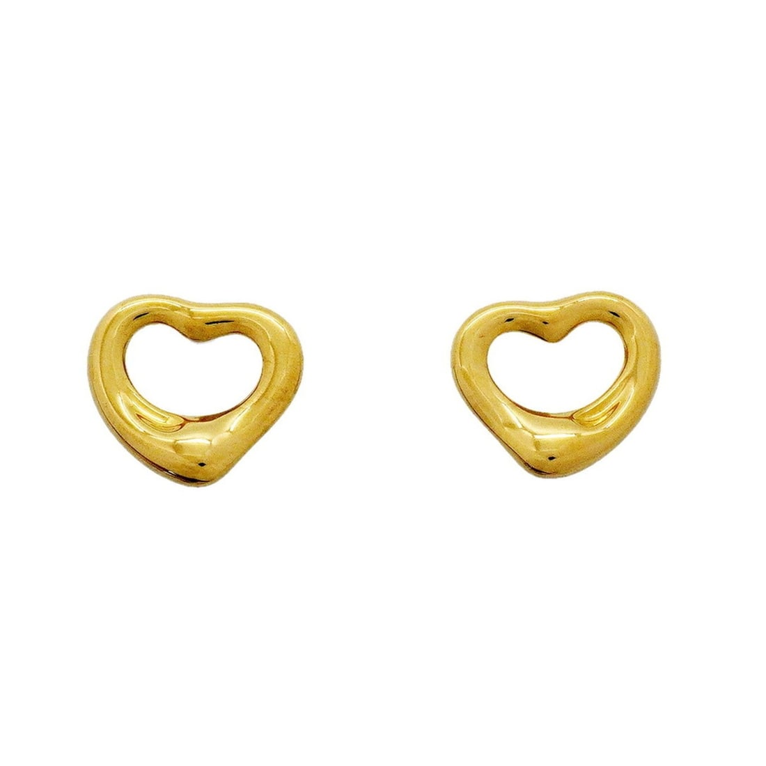 Tiffany & Co. Heart Earrings, 18K Yellow Gold, Women's