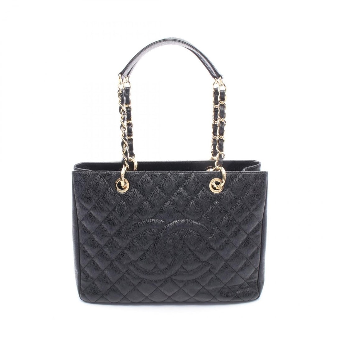 Chanel Matelassé Grand Shopping GST Tote Bag Handbag, Caviar Leather (Grained Calfskin), Women's,