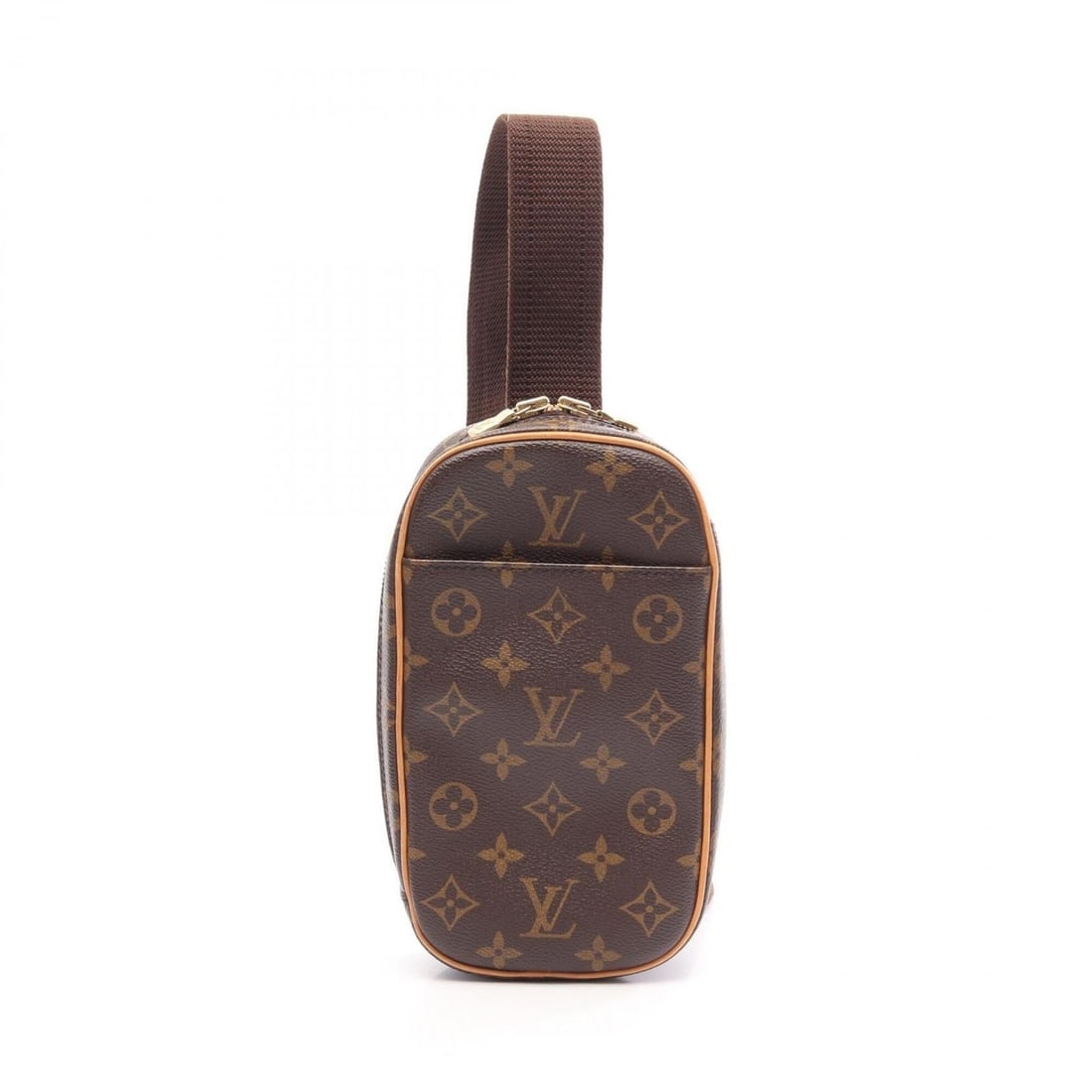 Louis Vuitton Pochette Gange Monogram Waist Bag, Body Handbag, Coated Canvas, Leather, Men's &