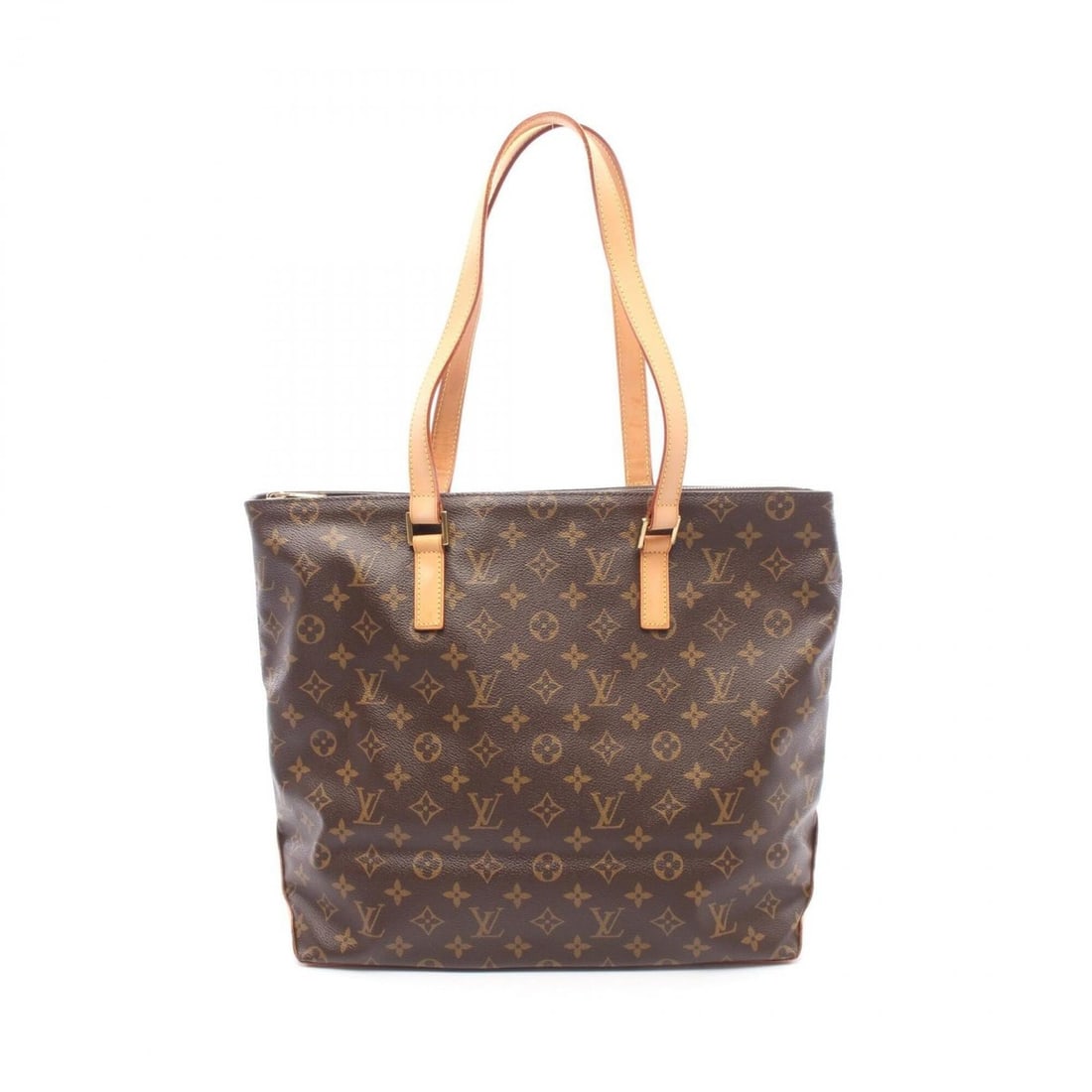 Louis Vuitton Cabas Mezzo Monogram Tote Bag Handbag, Coated Canvas Leather, Women's, Brown, M51151: --- Catalog ---Category: SizeSize (HxWxD): 32cm x 35cm x 16cm / 12.59'' x 13.77'' x 6.29''Category: DesignType: Handbag, Tote bagColor: BrownGender: WomenMaterial: PVC , Coated canvas , Leather Catego