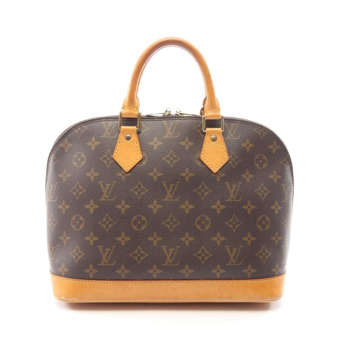 Louis Vuitton Alma PM Monogram Handbag, Coated Canvas Leather, Women's, Brown, M51130