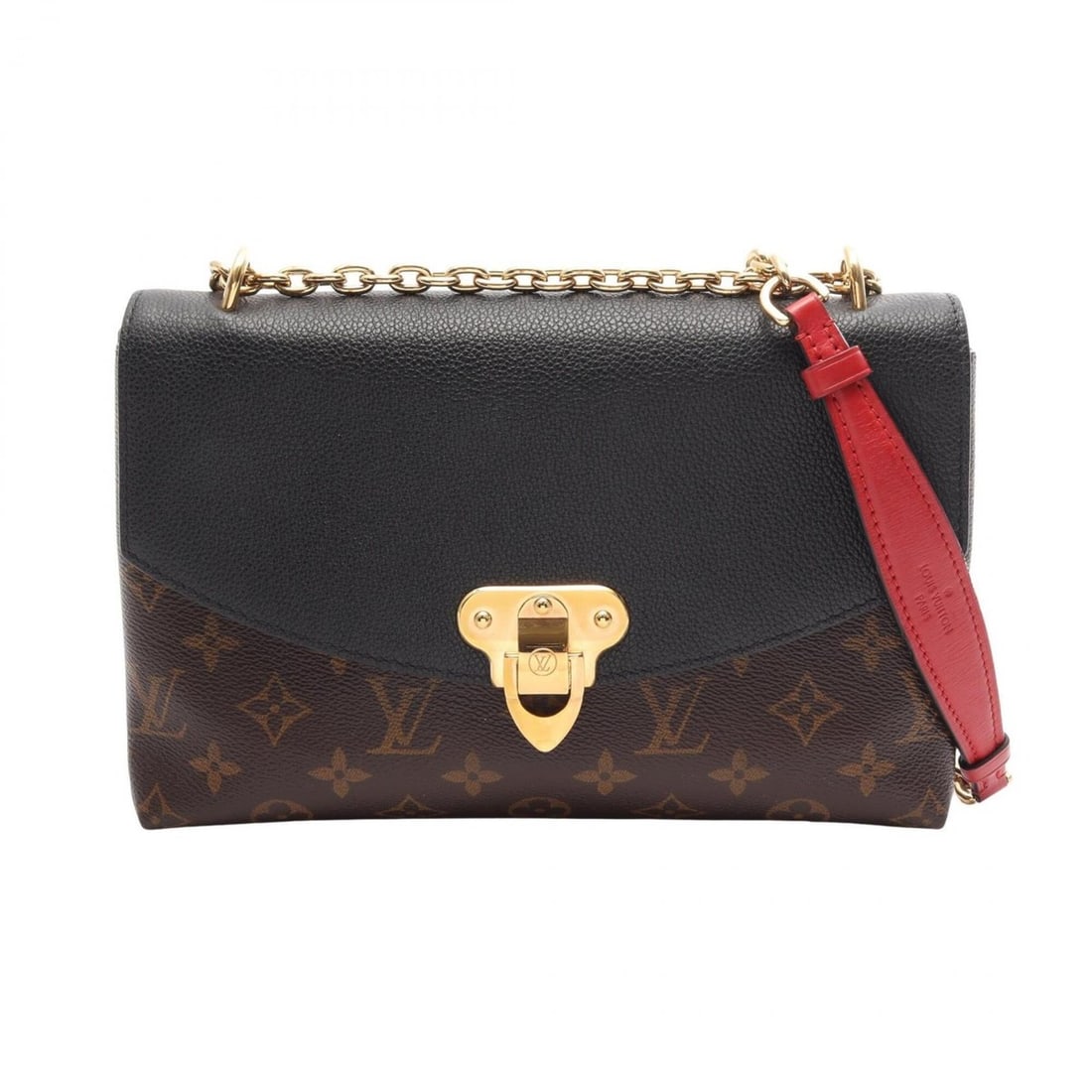 Louis Vuitton Saint Placido Monogram Noir Shoulder Bag/Handbag, Coated Canvas and Leather, Women's,