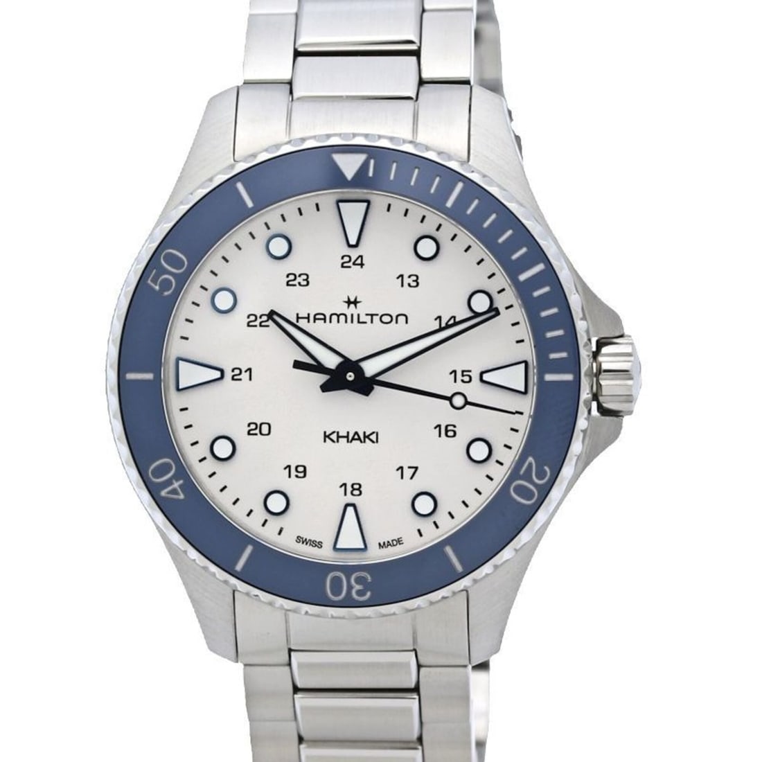 HAMILTON Khaki Navy Scuba H82231150 H822310 Men's Watch SS 130559