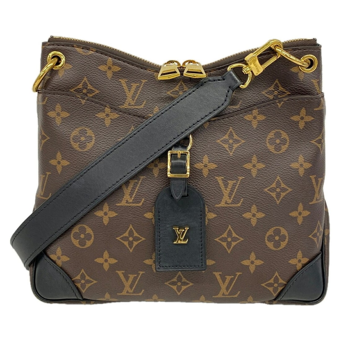 Louis Vuitton Monogram Odeon NMPM Shoulder Bag M45353 Brown Women's