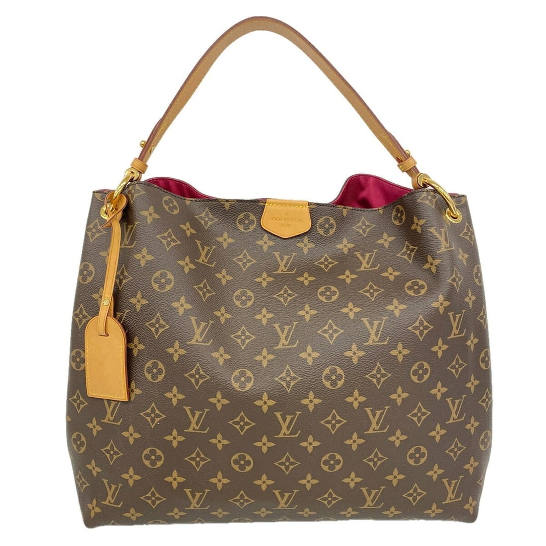 Louis Vuitton Monogram Graceful MM Shoulder Bag M43703 Brown Women's