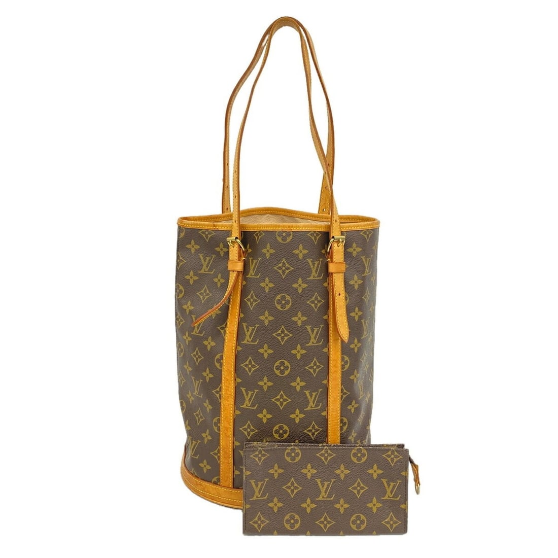 Louis Vuitton Monogram Bucket GM Tote Bag M42236 Brown (Women's): --- Catalog ---Category: SizeSize (HxWxD): 36cm x 27cm x 20cm / 14.17'' x 10.62'' x 7.87''Category: DesignType: Tote bagColor: BrownGender: WomenCategory: GeneralMPN: M42236Brand: Louis Vuitton--- Ite