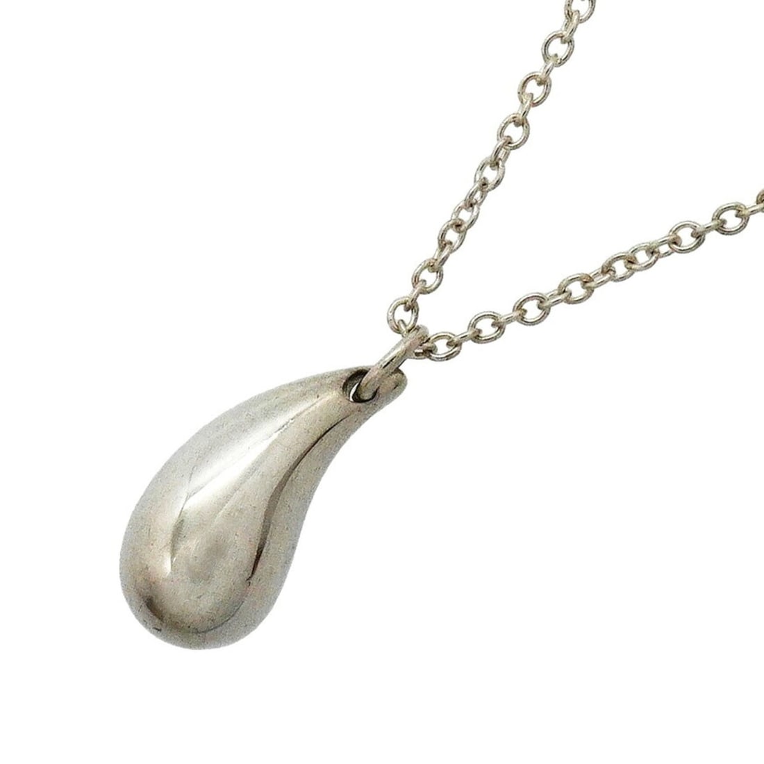 Tiffany & Co. Teardrop Necklace, Sterling Silver 925, Women's