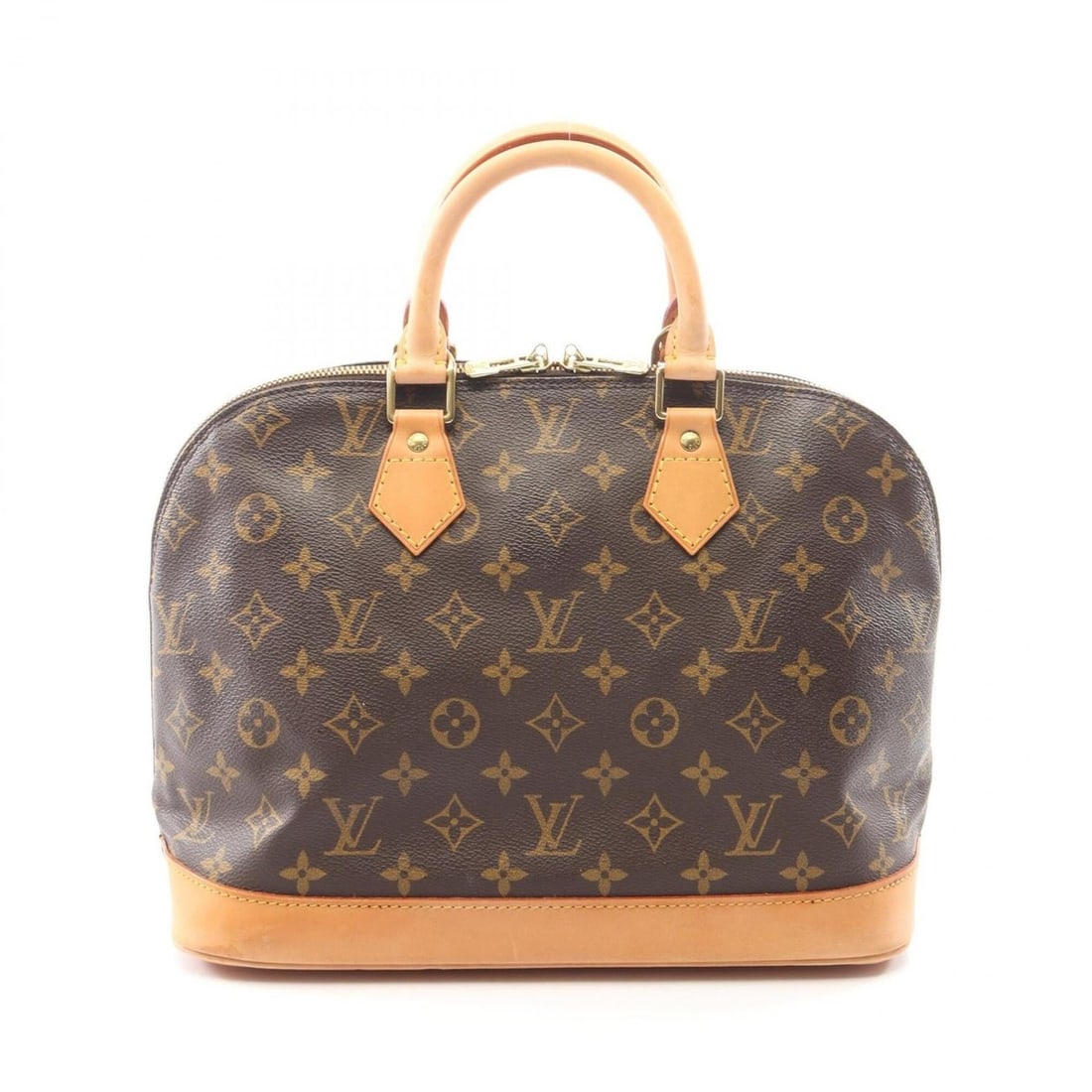 Louis Vuitton Alma PM Monogram Handbag, Coated Canvas Leather, Women's, Brown, M51130: --- Catalog ---Category: SizeSize (HxWxD): 23.5cm x 32cm x 16cm / 9.25'' x 12.59'' x 6.29''Category: DesignType: HandbagColor: BrownGender: WomenMaterial: PVC , Coated canvas , Leather Category: Gener