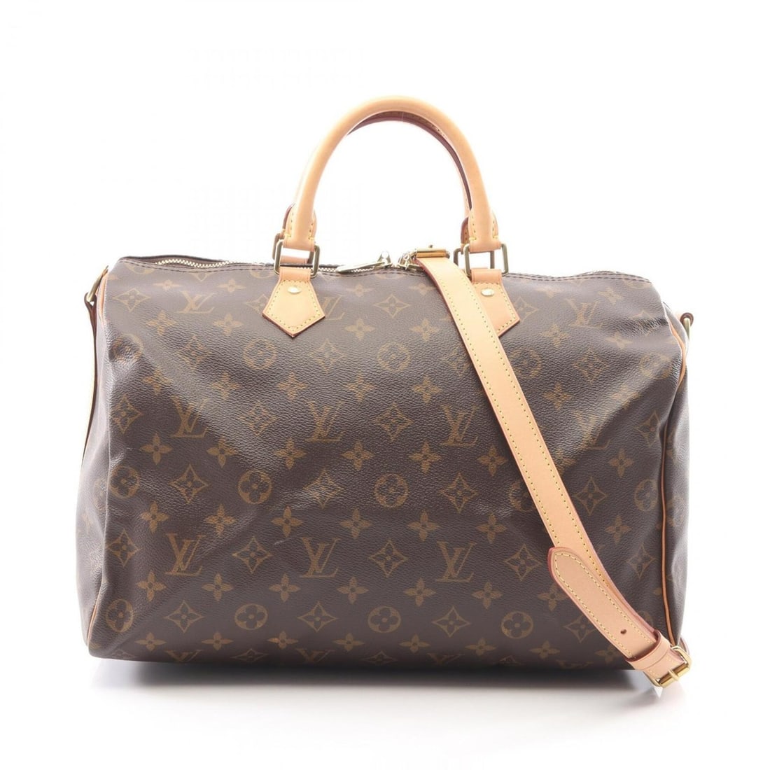 Louis Vuitton Speedy Bandoulière 35 Monogram 2-Way Handbag, Coated Canvas and Leather, Women's,