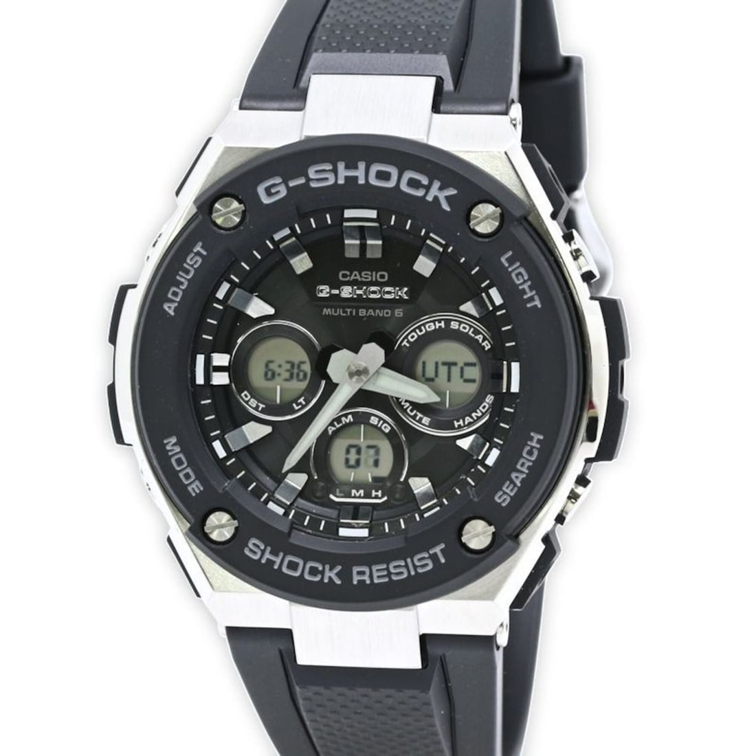 CASIO G-Shock G-STELL GST-W300-1AJF Men's Watch, Resin x Stainless Steel Rubber, 130553
