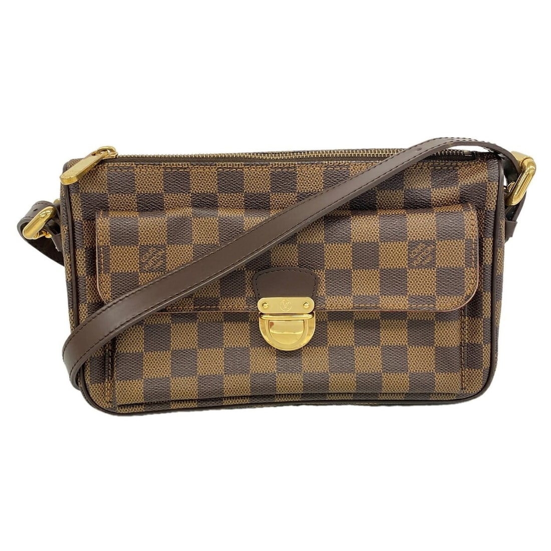 Louis Vuitton Damier Ravello GM Shoulder Bag N60006 Ebene (Women's)