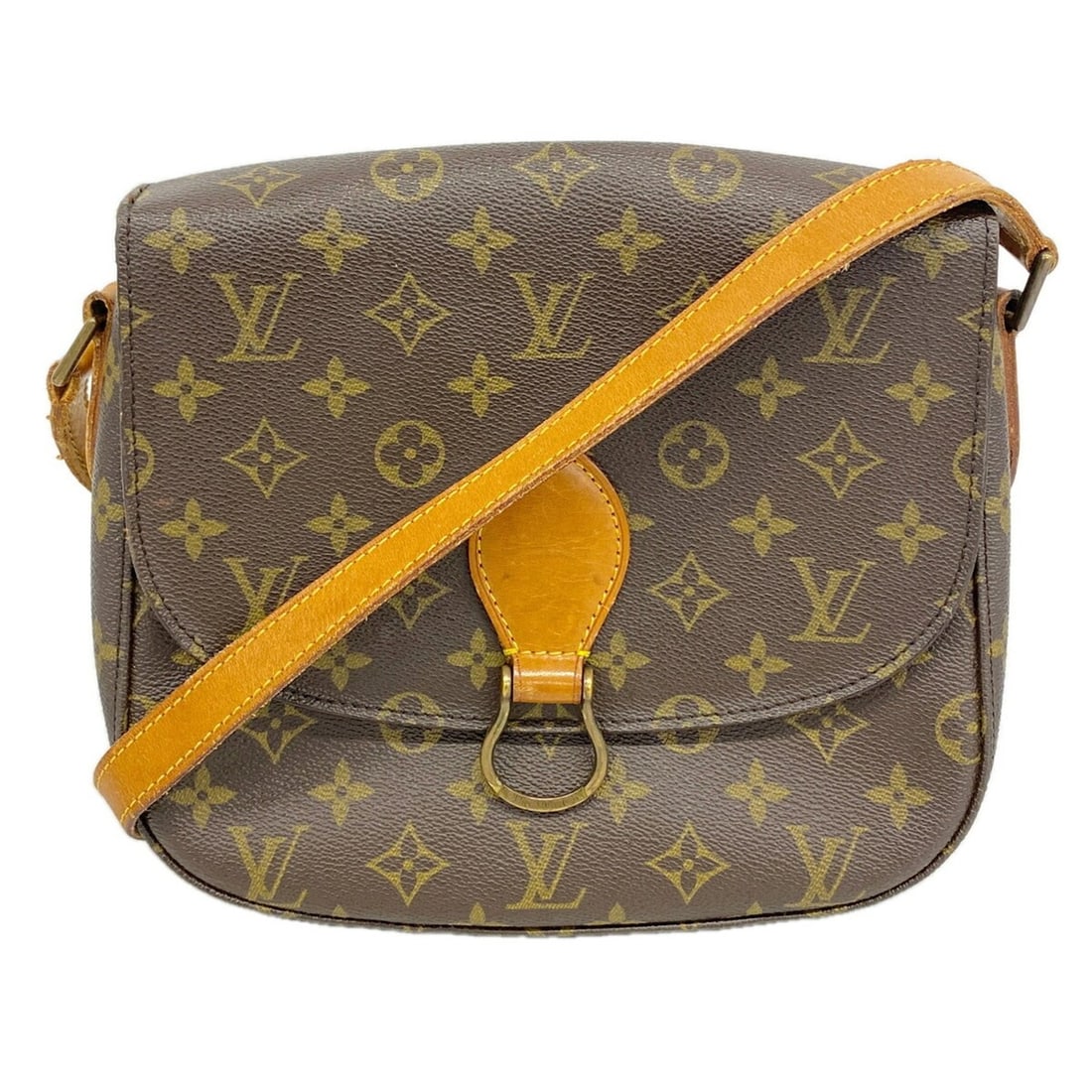 Louis Vuitton Monogram Saint Cloud GM Shoulder Bag M51242 Brown Women's: --- Catalog ---Category: SizeSize (HxWxD): 21cm x 25cm x 6cm / 8.26'' x 9.84'' x 2.36''Category: DesignType: Shoulder bagColor: BrownGender: WomenCategory: GeneralMPN: M51242Brand: Louis Vuitton--- It