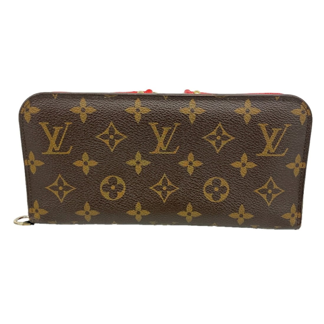 Louis Vuitton Monogram Wave Portefeuille Insolite Long Wallet M60454 Rouge Yayoi Kusama Women's