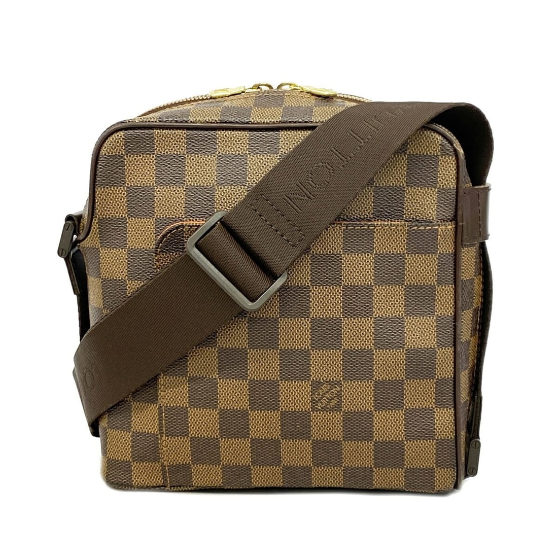 Louis Vuitton Damier Olaf PM Shoulder Bag N41442 Ebene Women's
