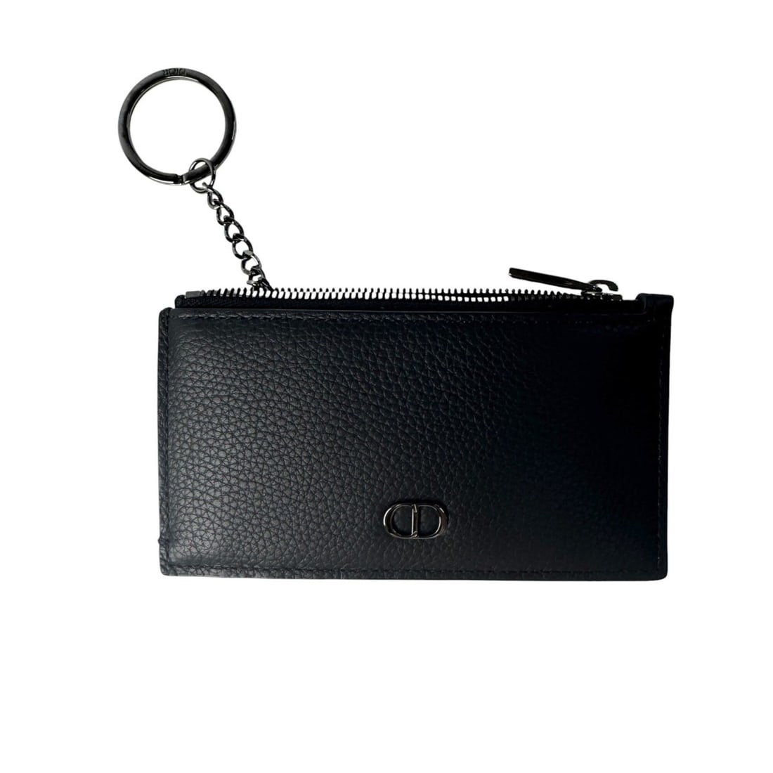 Christian Dior Dior Fragment Case Wallet/Coin Purse Keyring Black