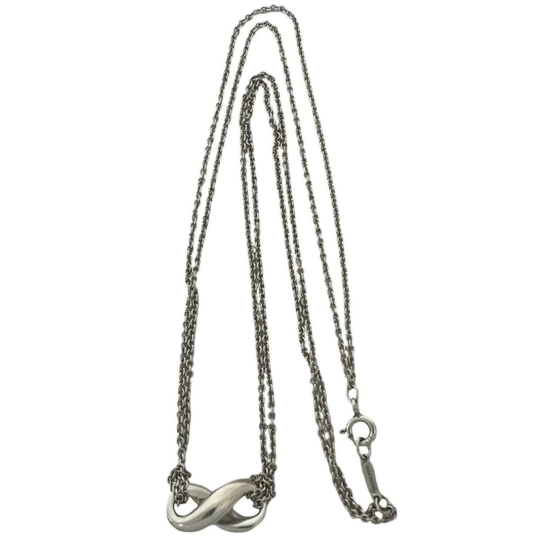 TIFFANY&Co. Tiffany Vintage Infinity Necklace, Sterling Silver 925, 99153
