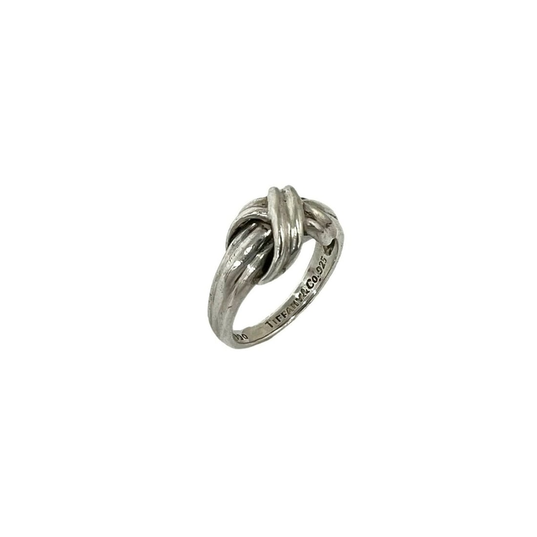 TIFFANY&Co. Tiffany Signature Cross Ring, Sterling Silver 925, Accessory, Silver, Item No. 20580