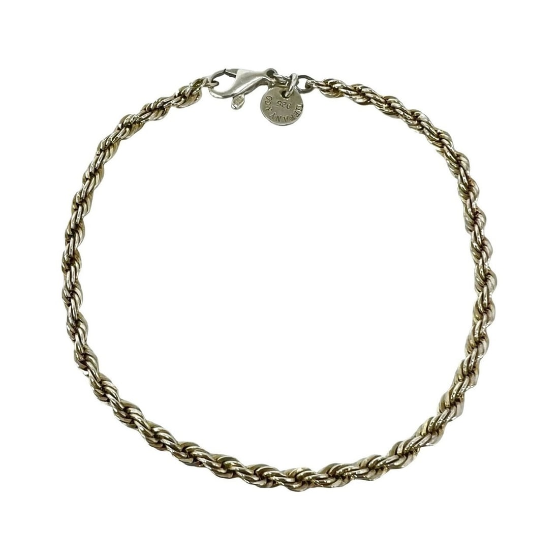 TIFFANY&Co. Tiffany Twist Rope Bracelet, Sterling Silver 925, Accessory, Item Number 57422 (1 of 15)