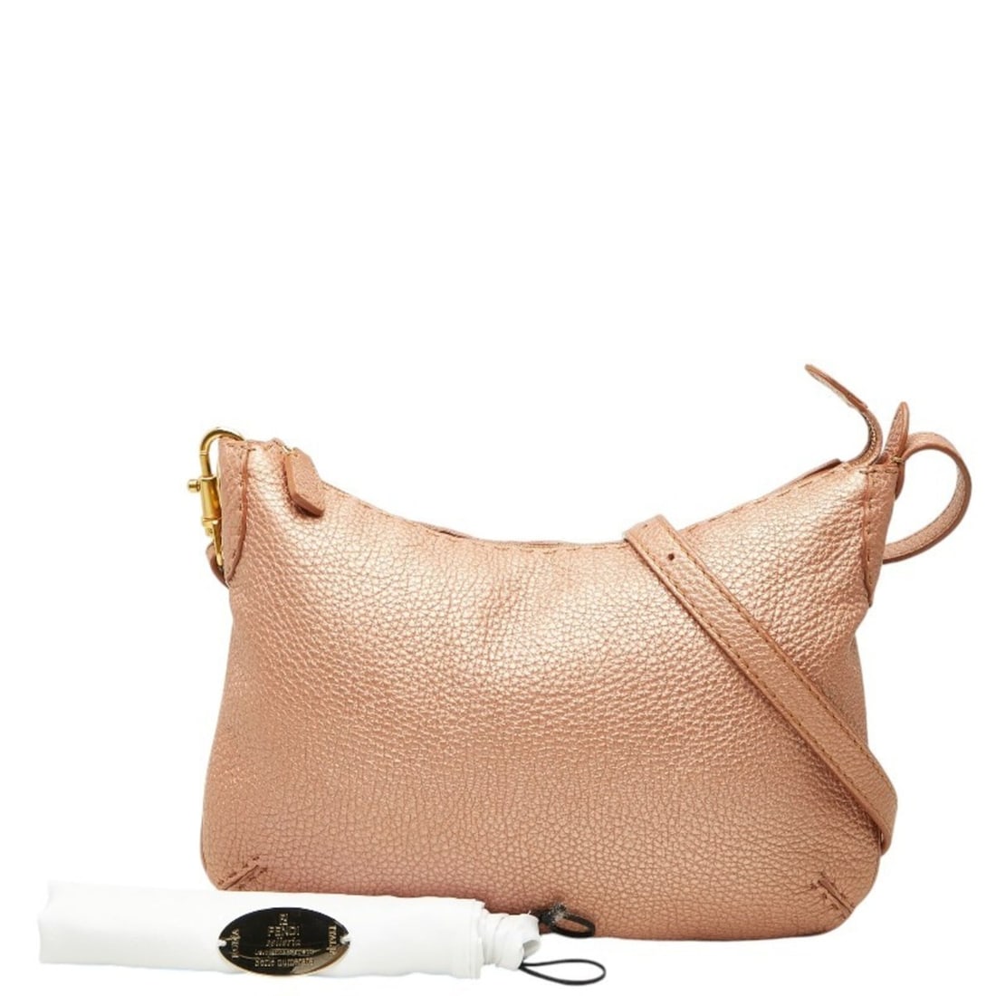 Fendi Selleria Crossbody Shoulder Bag, Pink Leather, Women's FENDI