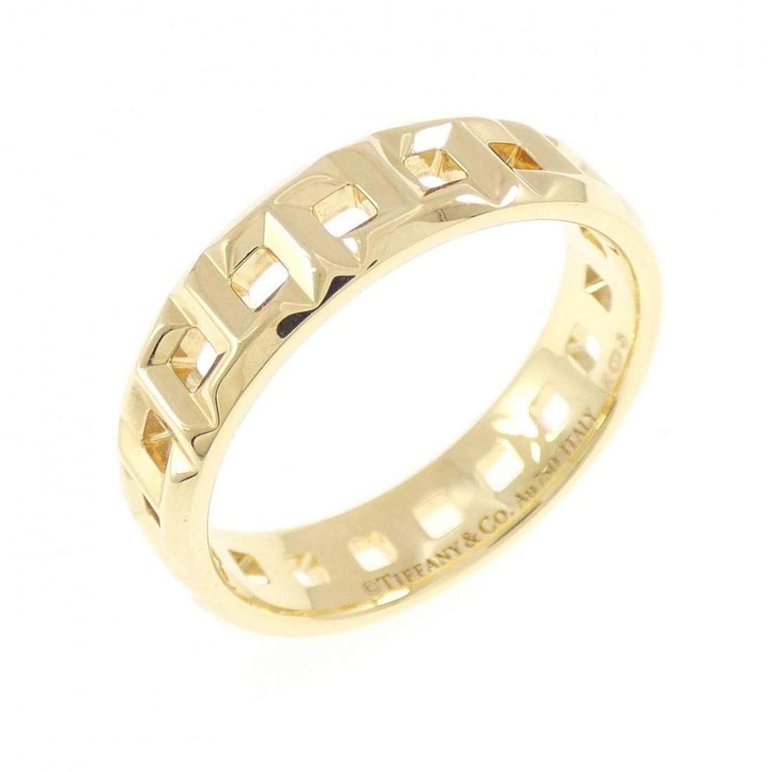 Tiffany T True Wide Ring: --- Catalog ---Category: SizeJP Size: 17.5US Size: 8.5Category: DesignType: Band ringGender: WomenMaterial: Yellow gold (18K)Category: GeneralBrand: Tiffany--- Item List ---Section: ConditionRanking: