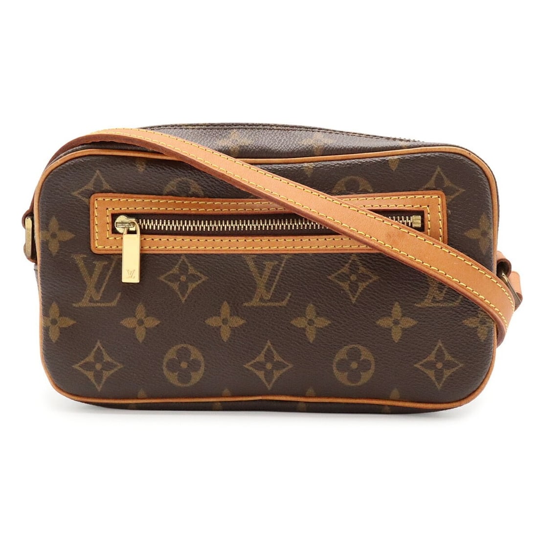 LOUIS VUITTON Louis Vuitton Monogram Pochette Cité Shoulder Bag Handbag M51183 (1 of 11)