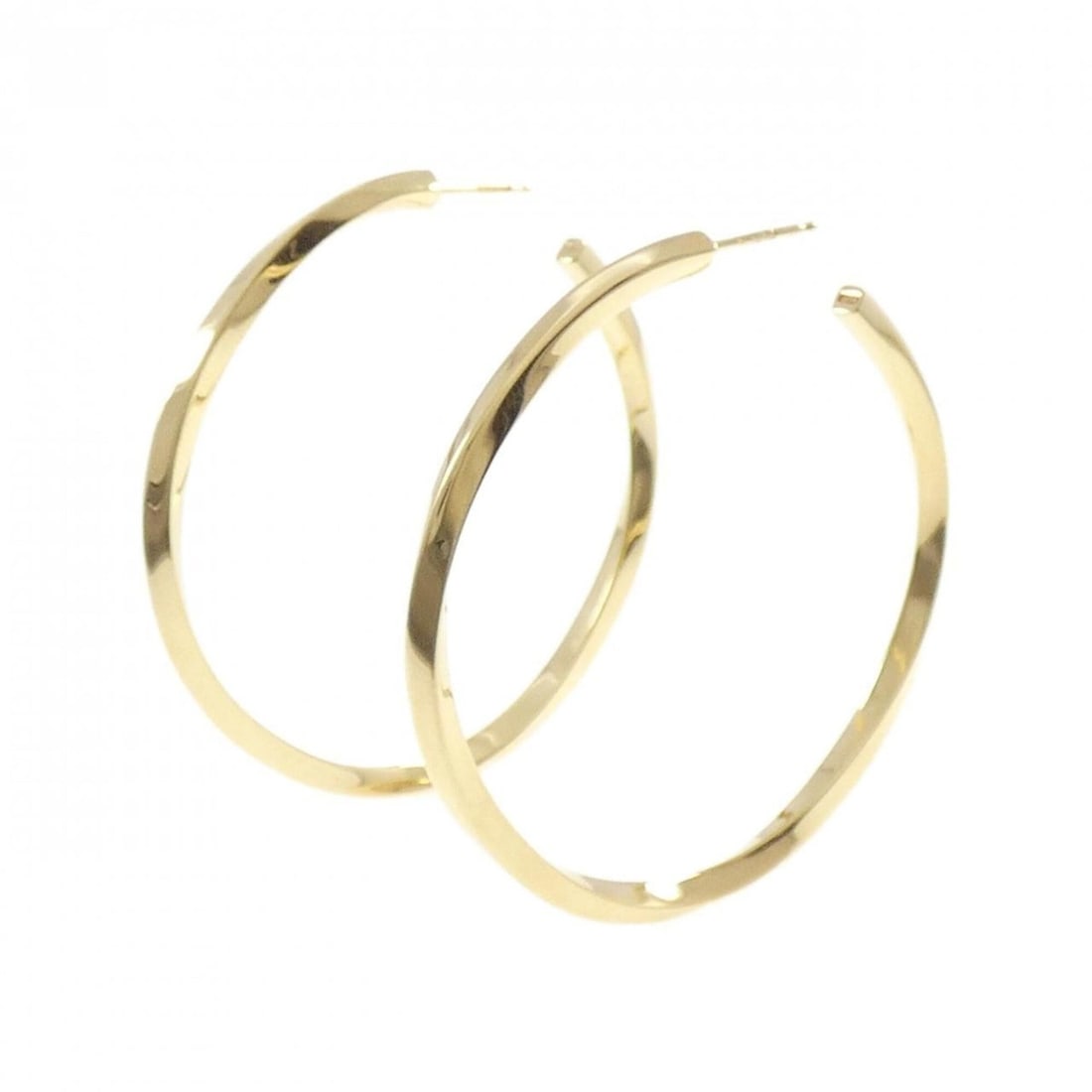 Tiffany Twist Earrings: --- Catalog ---Category: SizeSize (HxWxD): 48.40mm x 3.00mm / 1.91'' x 0.12''Category: DesignType: Hoop earringsGender: WomenMaterial: Yellow gold (18K)Category: GeneralBrand: Tiffany--- Item List