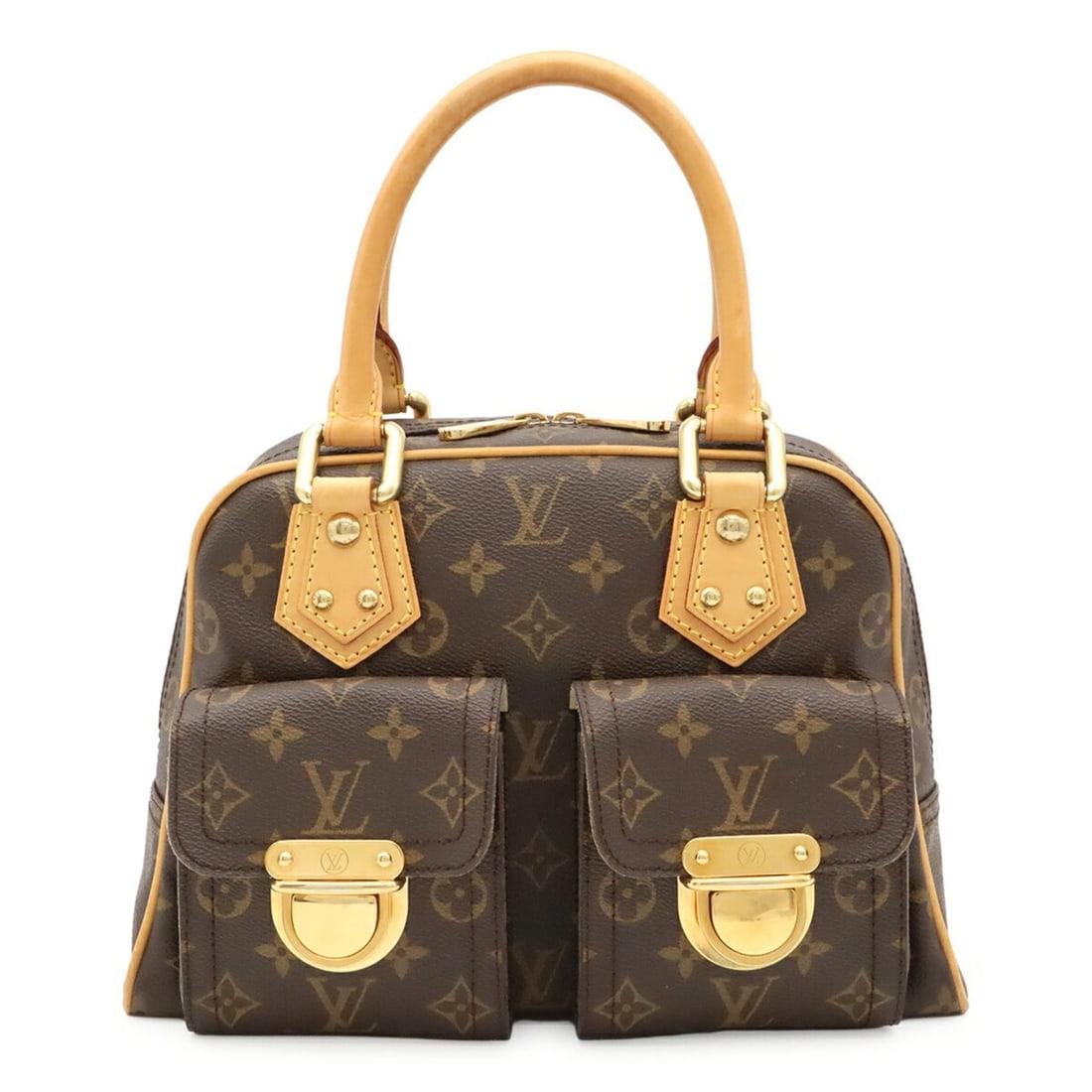 LOUIS VUITTON Louis Vuitton Monogram Manhattan PM Handbag M40026 (1 of 10)