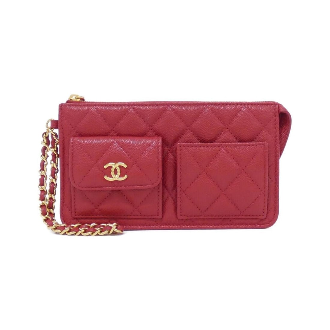 Chanel AP3466 handbag: --- Catalog ---Category: SizeSize (HxWxD): 11cm x 19cm x 4cm / 4.33'' x 7.48'' x 1.57''Category: DesignType: HandbagColor: Red colorGender: WomenMaterial: Grained Calfskin Hardware Color: