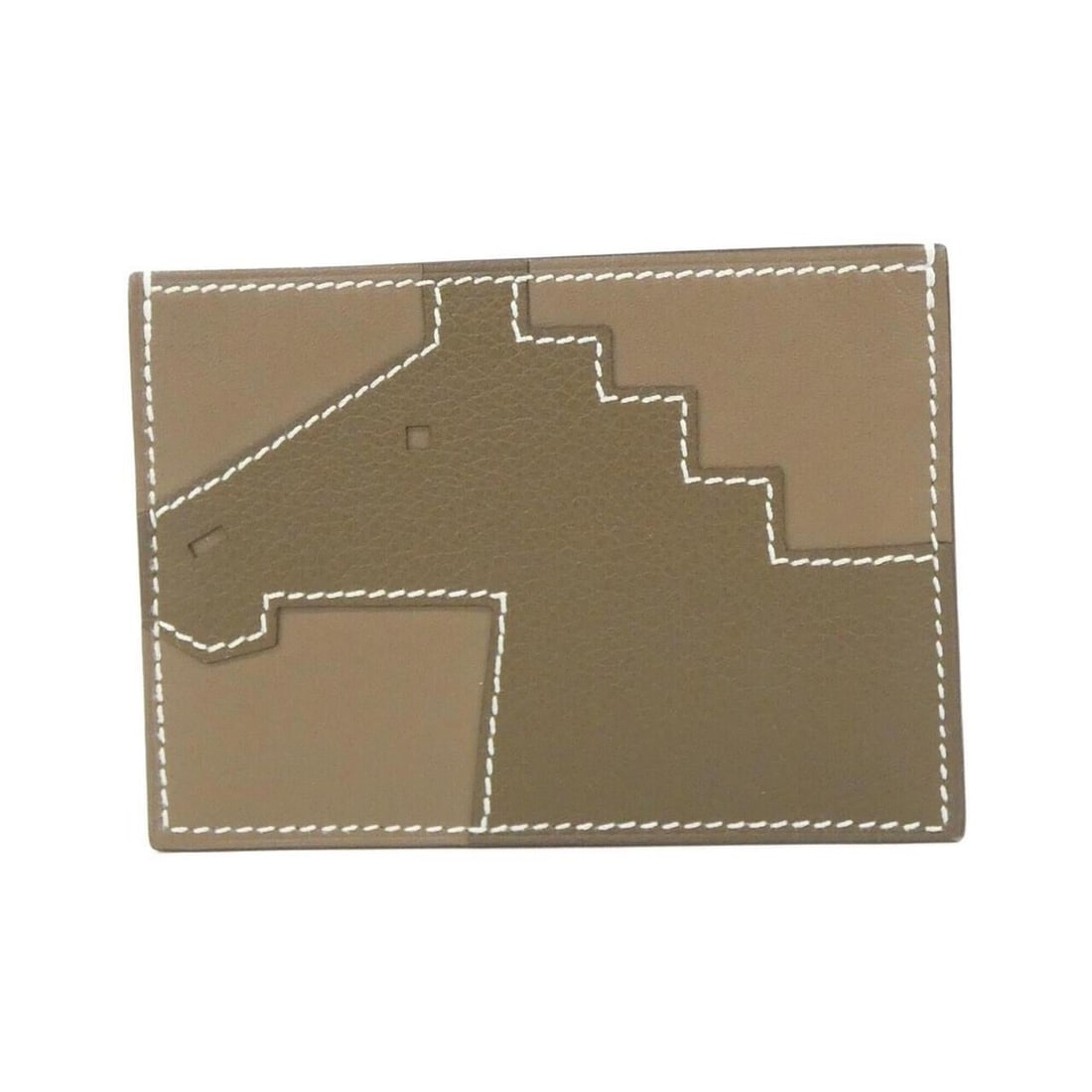 Hermes Cheval Pict 085051CA Business Card Holder/Card Case