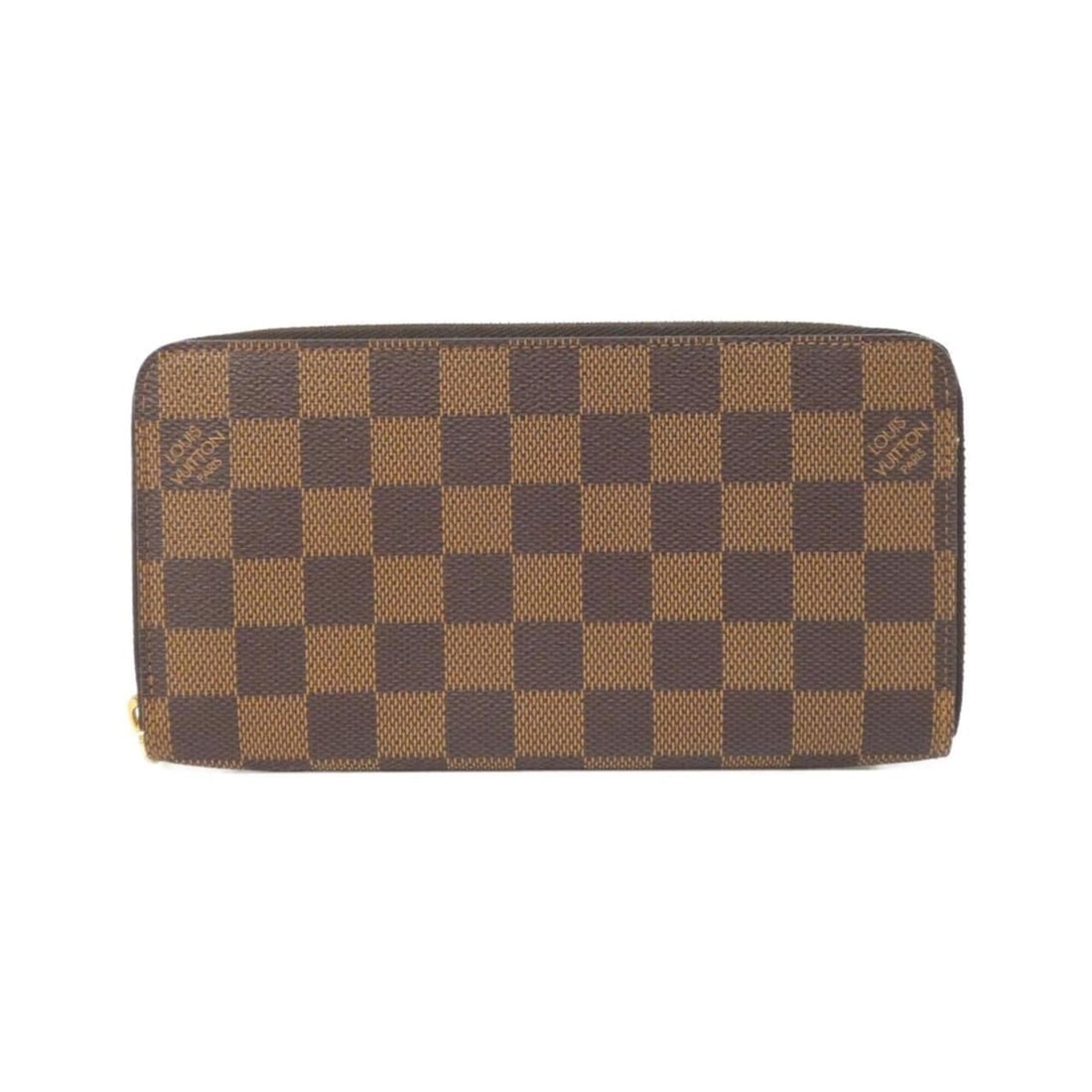 Louis Vuitton Damier Zippy Wallet N60015: --- Catalog ---Category: SizeSize (HxWxD): 10cm x 20cm x 2cm / 3.93'' x 7.87'' x 0.78''Category: DesignType: Long bill wallet (tri-fold)Color: EbeneGender: WomenMaterial: Coated canvas Category: