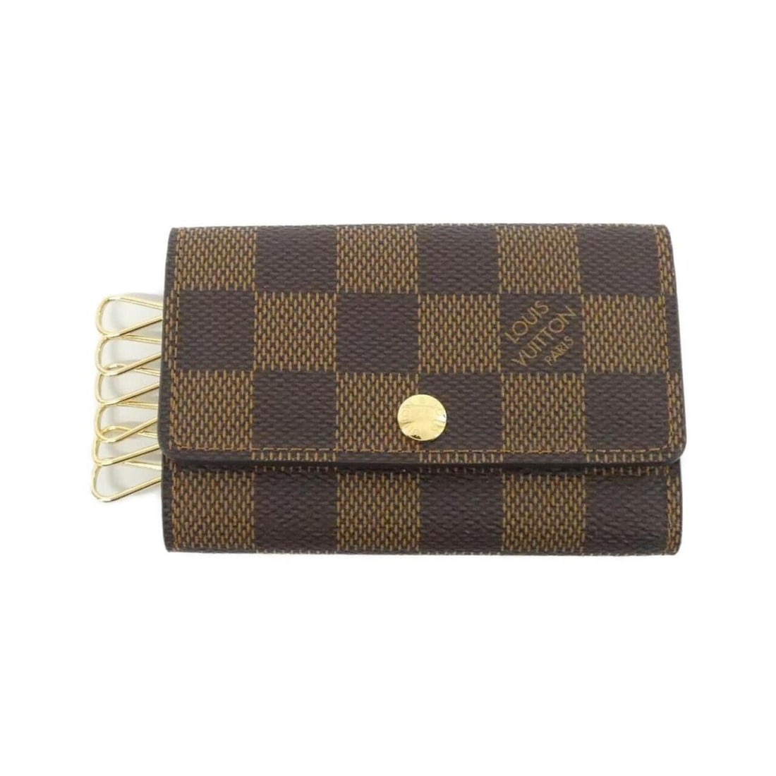 Louis Vuitton Damier Multicles N62630 Key Case: --- Catalog ---Category: DesignType: KeycaseColor: EbeneGender: Women,MenMaterial: Coated canvas Category: GeneralLine: DamierBrand: Louis VuittonCategory: Physical PropertiesSize (HxWxD): 7cm x 11cm