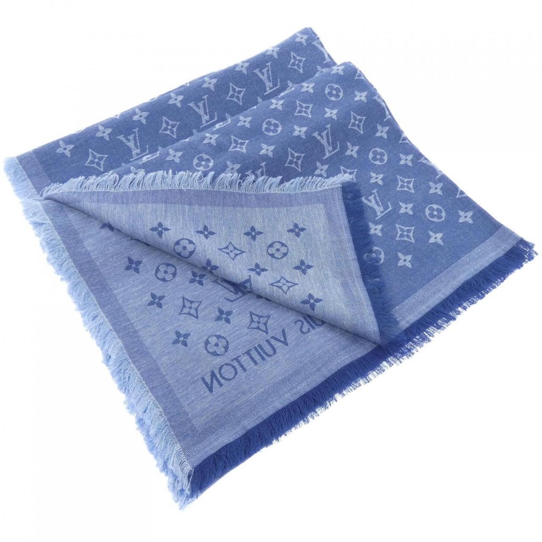 Louis Vuitton Etol Monogram Essential M71618 Scarf/Stole: --- Catalog ---Category: SizeSize (LxW): 1.96m x 68cm / 77.16'' x 26.77''Category: DesignType: StoleColor: Blue, NavyGender: MenCategory: GeneralLine: MonogramBrand: Louis Vuitton--- Item List
