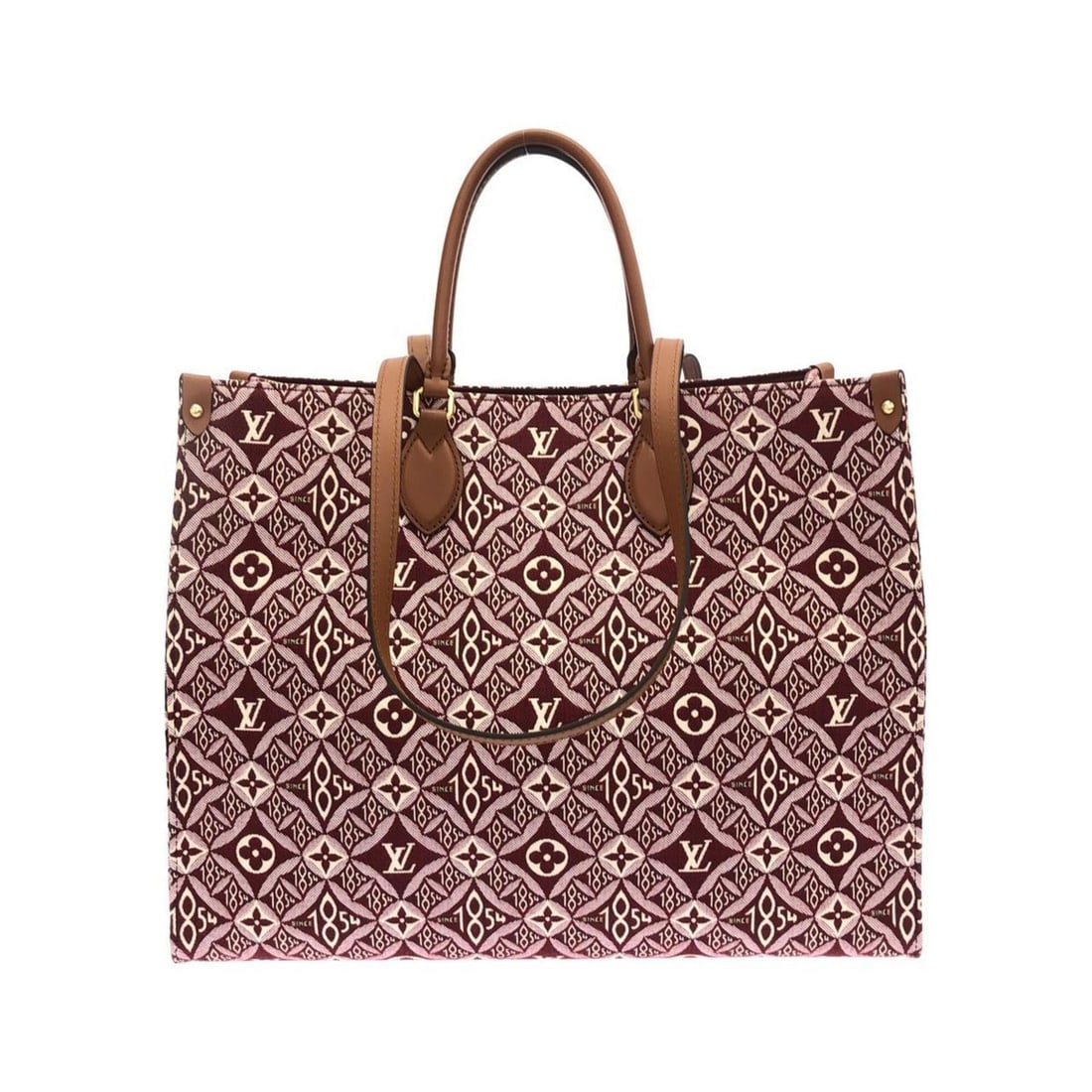Louis Vuitton SINCE1854 OnTheGo GM M57185 Handbag: --- Catalog ---Category: SizeWeight: 1.11kg / 2.44lb.Size (HxWxD): 32cm x 41cm x 16cm / 12.59'' x 16.14'' x 6.29''Strap Length: 66cm / 25.98''Handle Length: 37cm / 14.56''Category: DesignType: