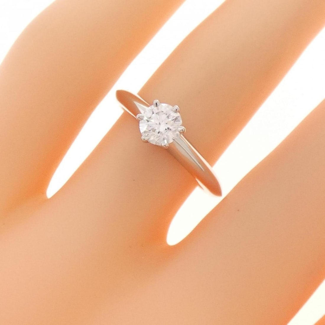 Tiffany Classic Solitaire Ring 0.43ct E VVS2 - 5