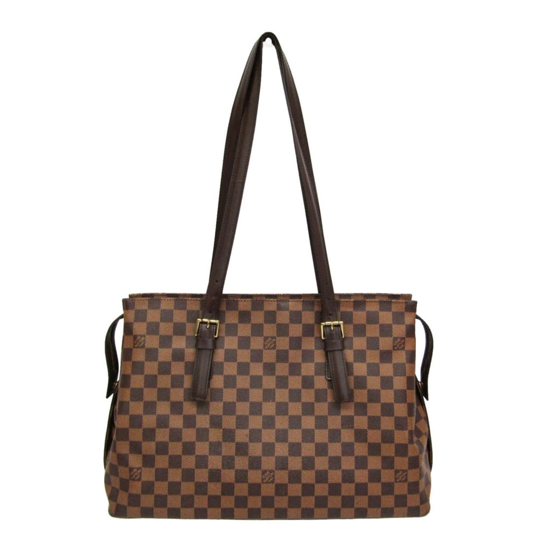 Louis Vuitton Damier Chelsea N51119 Women's Shoulder Bag Brown,Ebene