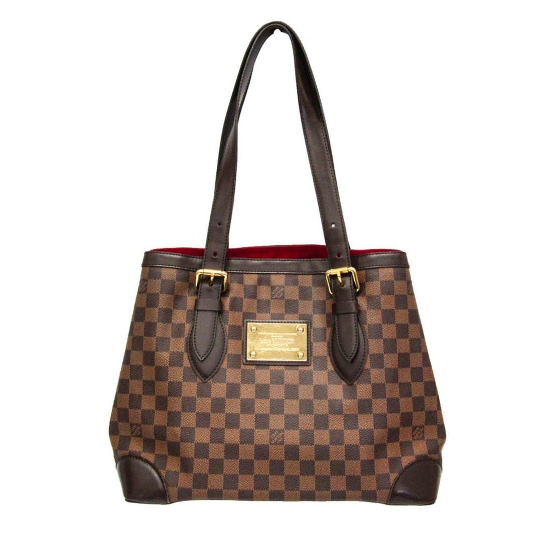 Louis Vuitton Damier Hampstead MM N51204 Women's Shoulder Bag Brown,Ebene