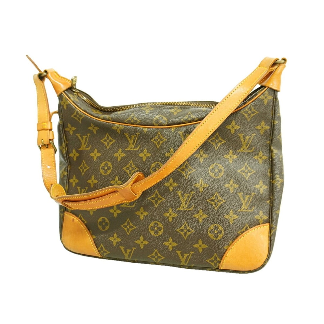 Louis Vuitton Monogram Boulogne 30 Shoulder Bag M51265 Brown Women's