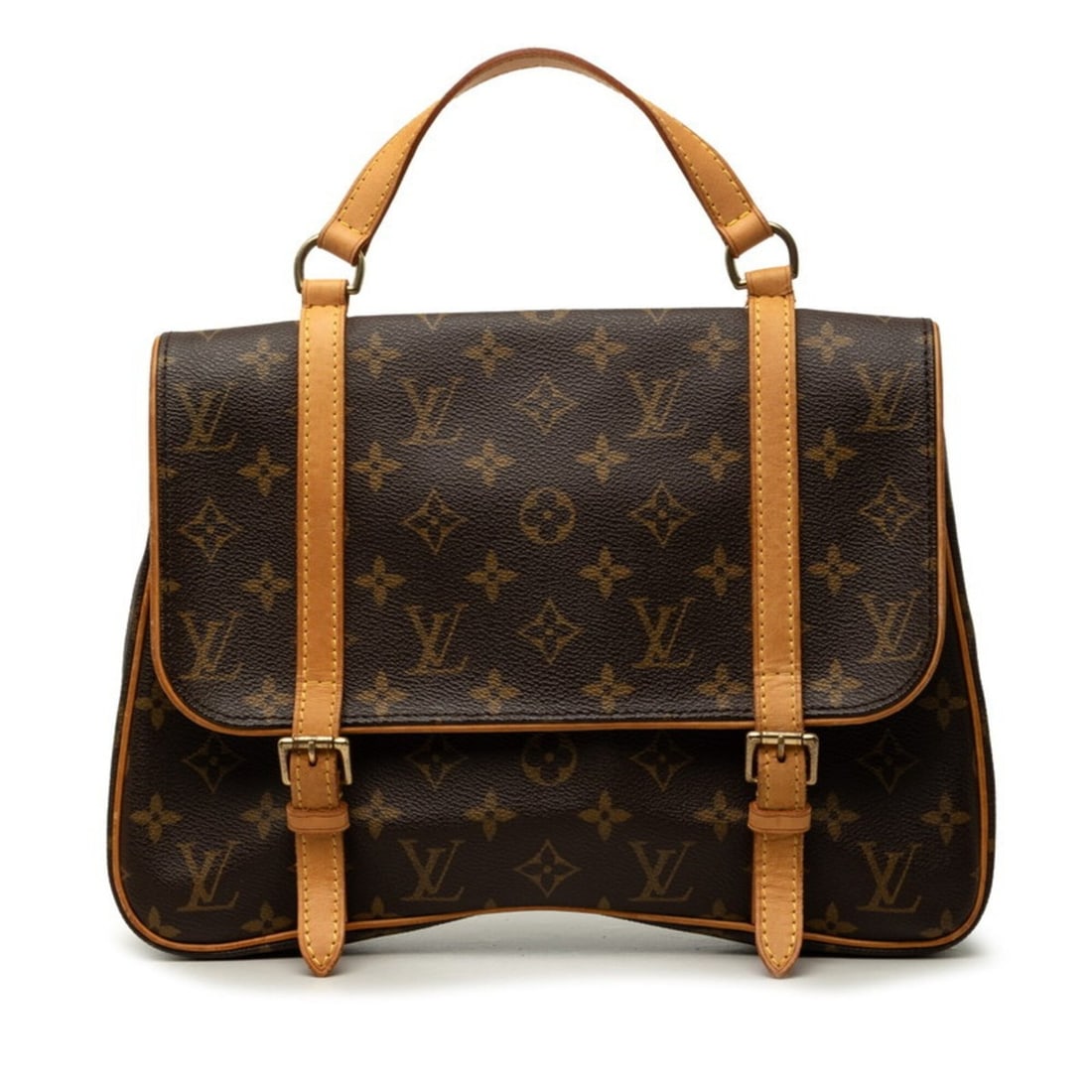 Louis Vuitton Monogram Marelle Sac aux Handbag M51158 Brown Leather Women's LOUIS VUITTON