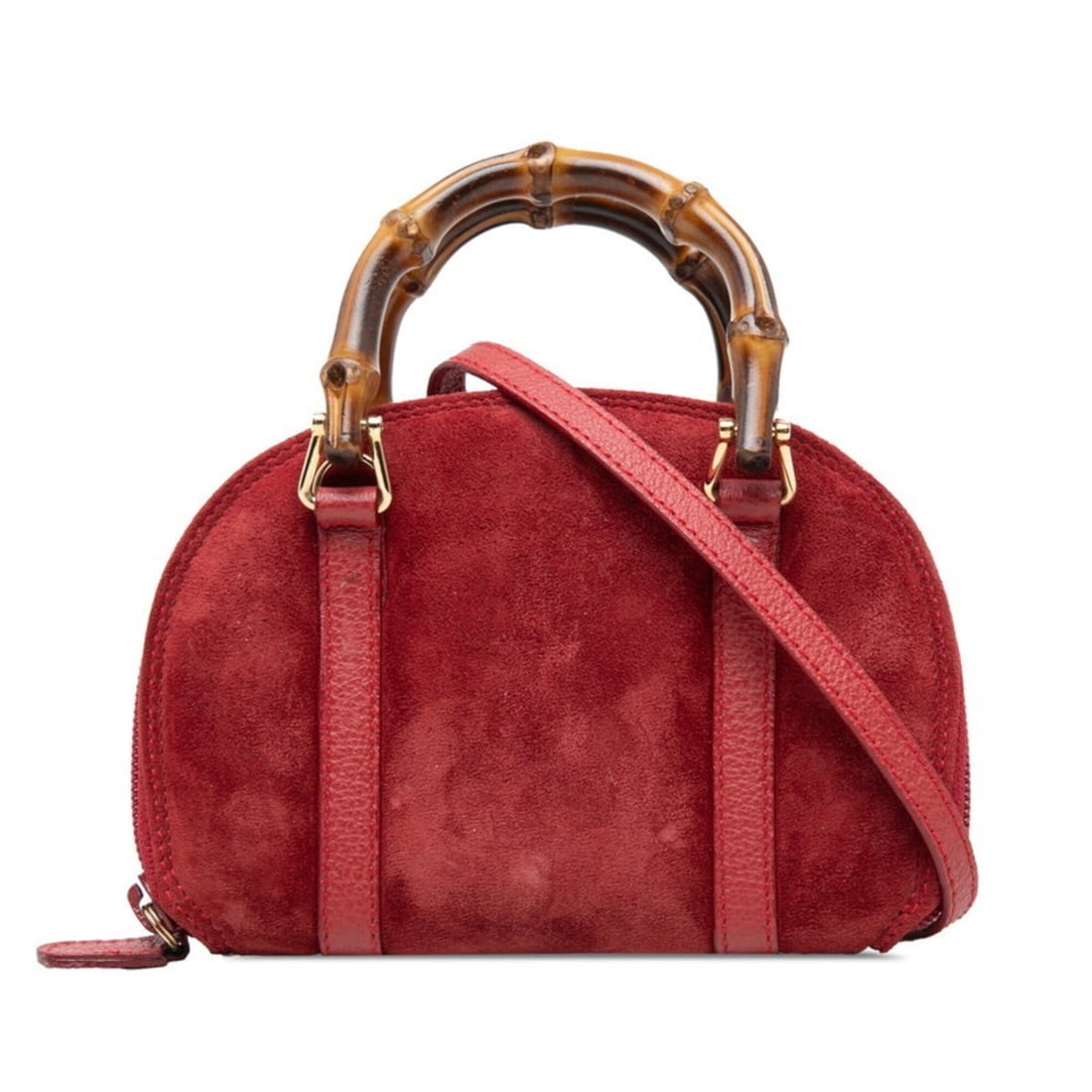 Gucci Bamboo Mini Handbag 2-Way Crossbody Shoulder Bag 039 1705 0701 Red Suede Leather Women's GUCCI: --- Catalog ---Category: SizeSize (HxWxD): 12cm x 17cm x 2cm / 4.72'' x 6.69'' x 0.78''Category: DesignType: Handbag, Shoulder bagColor: Red colorGender: WomenMaterial: Suede , Leather Category: Gener