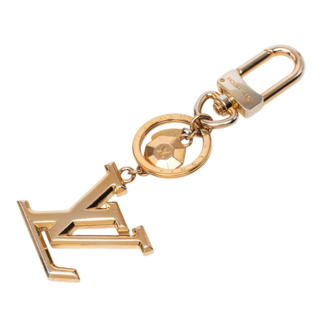 Louis Vuitton Portefeuille LV Facet Keyring Key Case Holder M65216 Gold Plated Women's LOUIS VUITTON