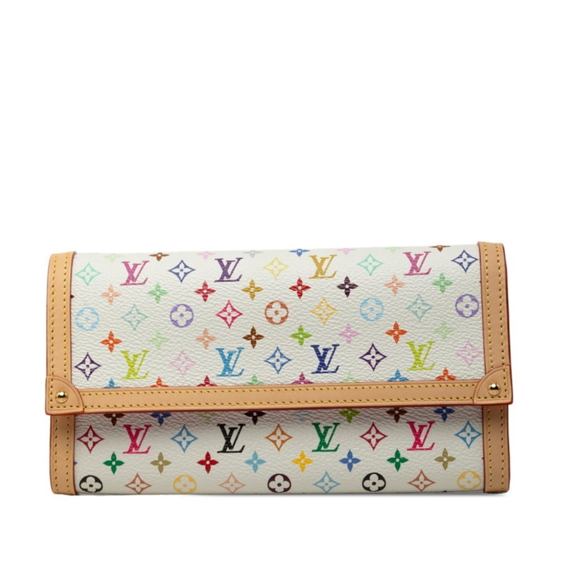 Louis Vuitton x Takashi Murakami Monogram Multicolor Portefeuille Sarah NM Long Wallet M13397 Blanc: --- Catalog ---Category: SizeSize (HxWxD): 10cm x 19cm x 2.5cm / 3.93'' x 7.48'' x 0.98''Category: DesignType: Long wallet (bi-fold)Color: Blanc, PinkGender: WomenMaterial: PVC , Leather Category: Gen