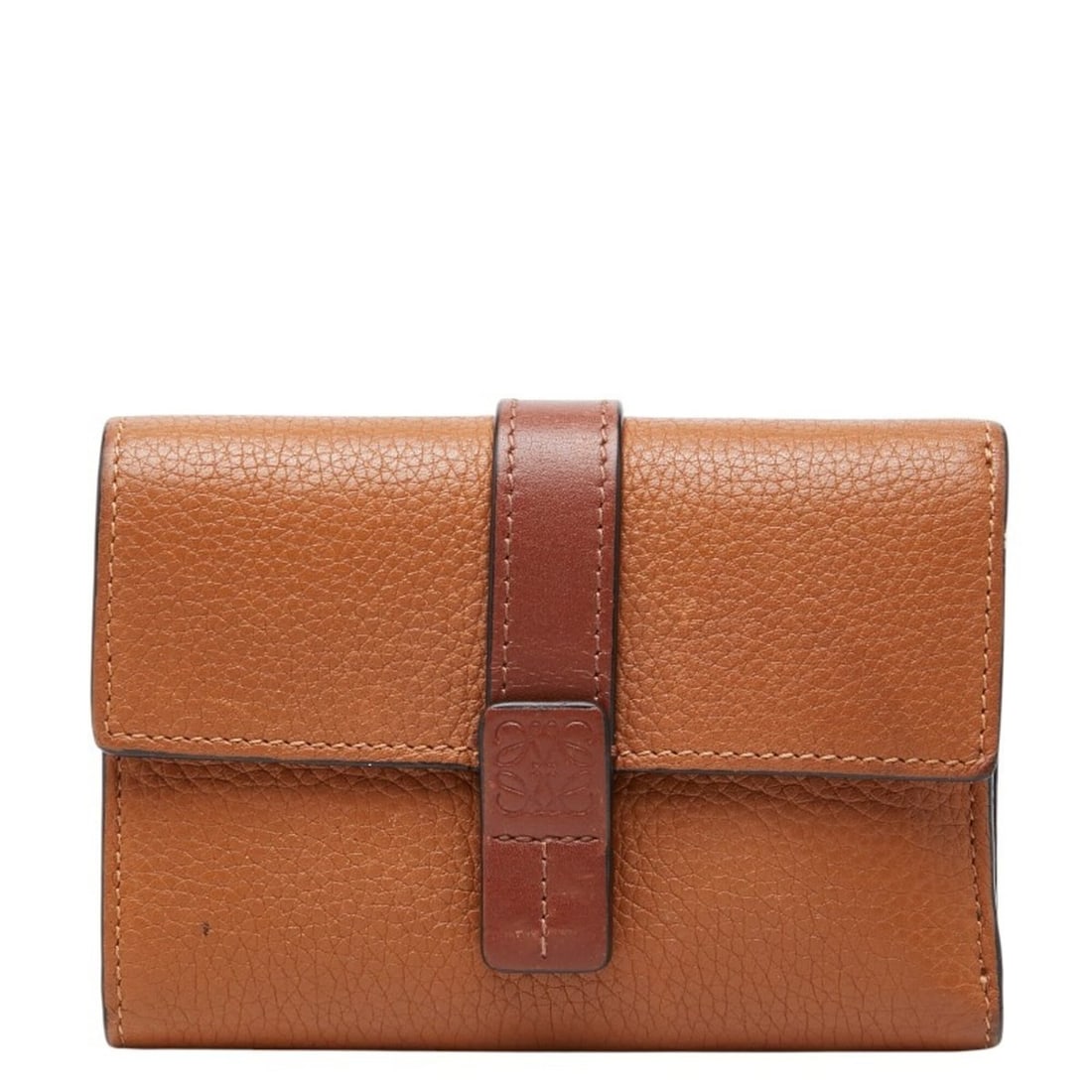 Loewe Anagram Vertical Wallet Small Tri-fold Brown Leather Women's LOEWE: --- Catalog ---Category: SizeSize (HxWxD): 8.3cm x 11.8cm x 1.5cm / 3.26'' x 4.64'' x 0.59''Category: DesignType: Wallet (tri-fold)Color: BrownGender: WomenMaterial: Leather Category: GeneralBrand: Lo